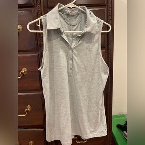 Woman’s Under Armour Gray Golf Tank